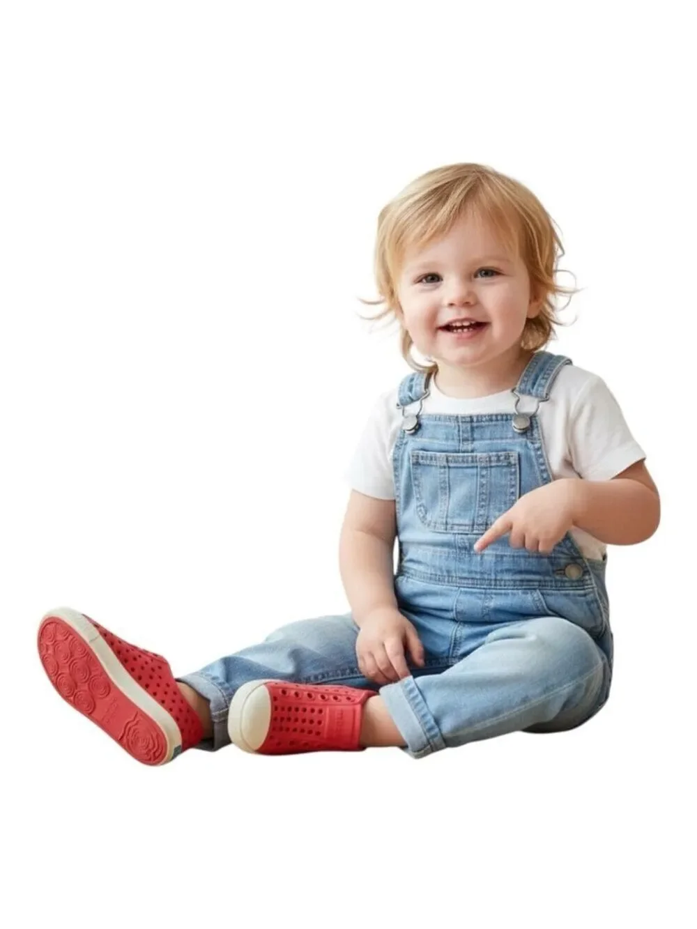 Native Shoes Jefferson Red Toddler C6 Slip On Water Shoes